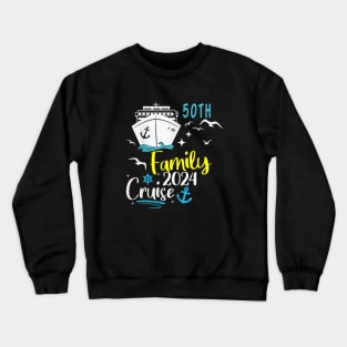 family cruise trip 2024 Crewneck Sweatshirt